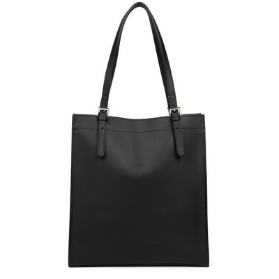 sac cabas épaule - pur & element city #couleur_noir-in-champagne