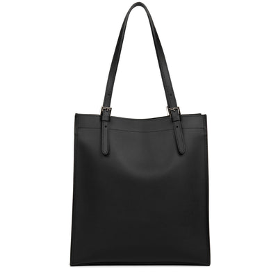 sac cabas épaule - pur & element city #couleur_noir-in-rouge