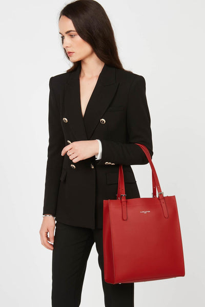 sac cabas épaule - pur & element city #couleur_rouge-in-champagne