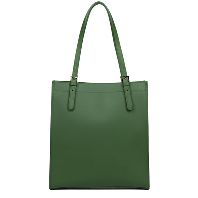 sac cabas épaule - pur & element city #couleur_vert-pin-in-champagne