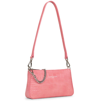 petit sac trotteur - exotic lézard & croco fr #couleur_rose
