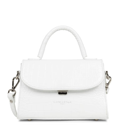 petit sac à main - exotic lézard & croco fr #couleur_blanc