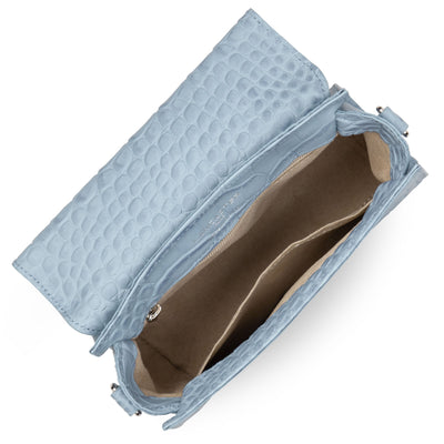 petit sac à main - exotic lézard & croco fr #couleur_bleu-cendre