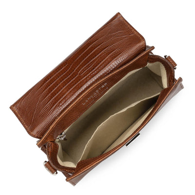 petit sac à main - exotic lézard & croco fr #couleur_cognac-lzard