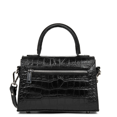 petit sac à main - exotic lézard & croco fr #couleur_noir