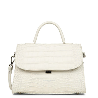 sac à main - exotic lézard & croco fr #couleur_beige