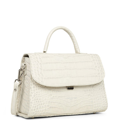 sac à main - exotic lézard & croco fr #couleur_beige