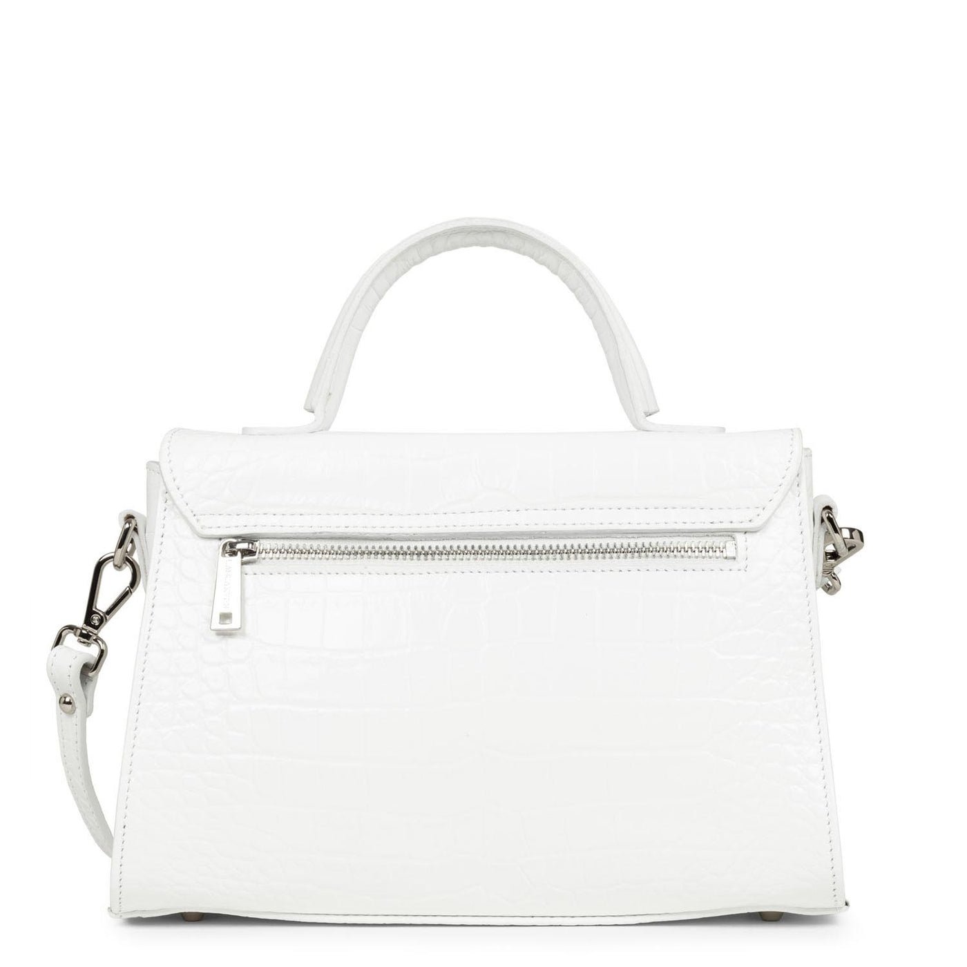 sac à main - exotic lézard & croco fr #couleur_blanc