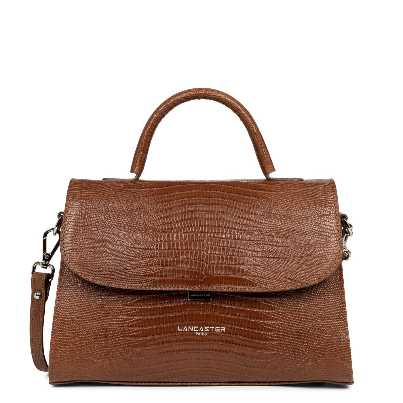 sac à main - exotic lézard & croco fr #couleur_cognac-lzard