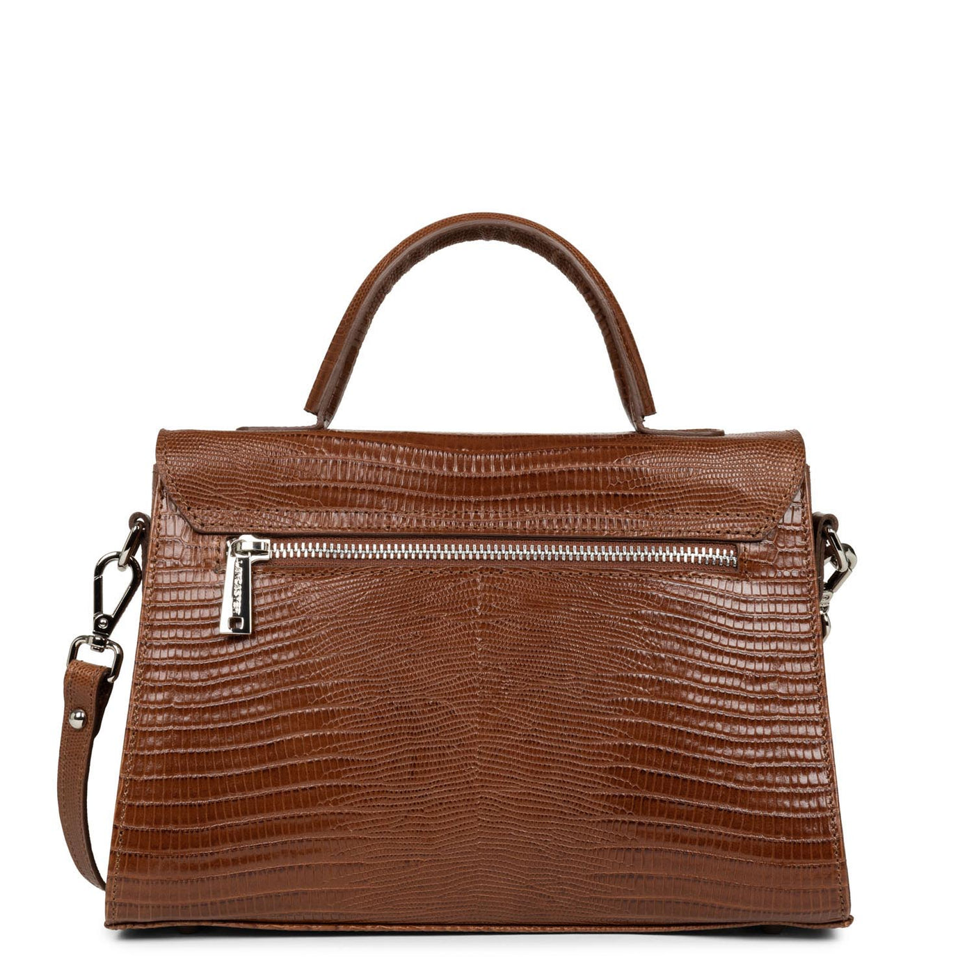 sac à main - exotic lézard & croco fr #couleur_cognac-lzard