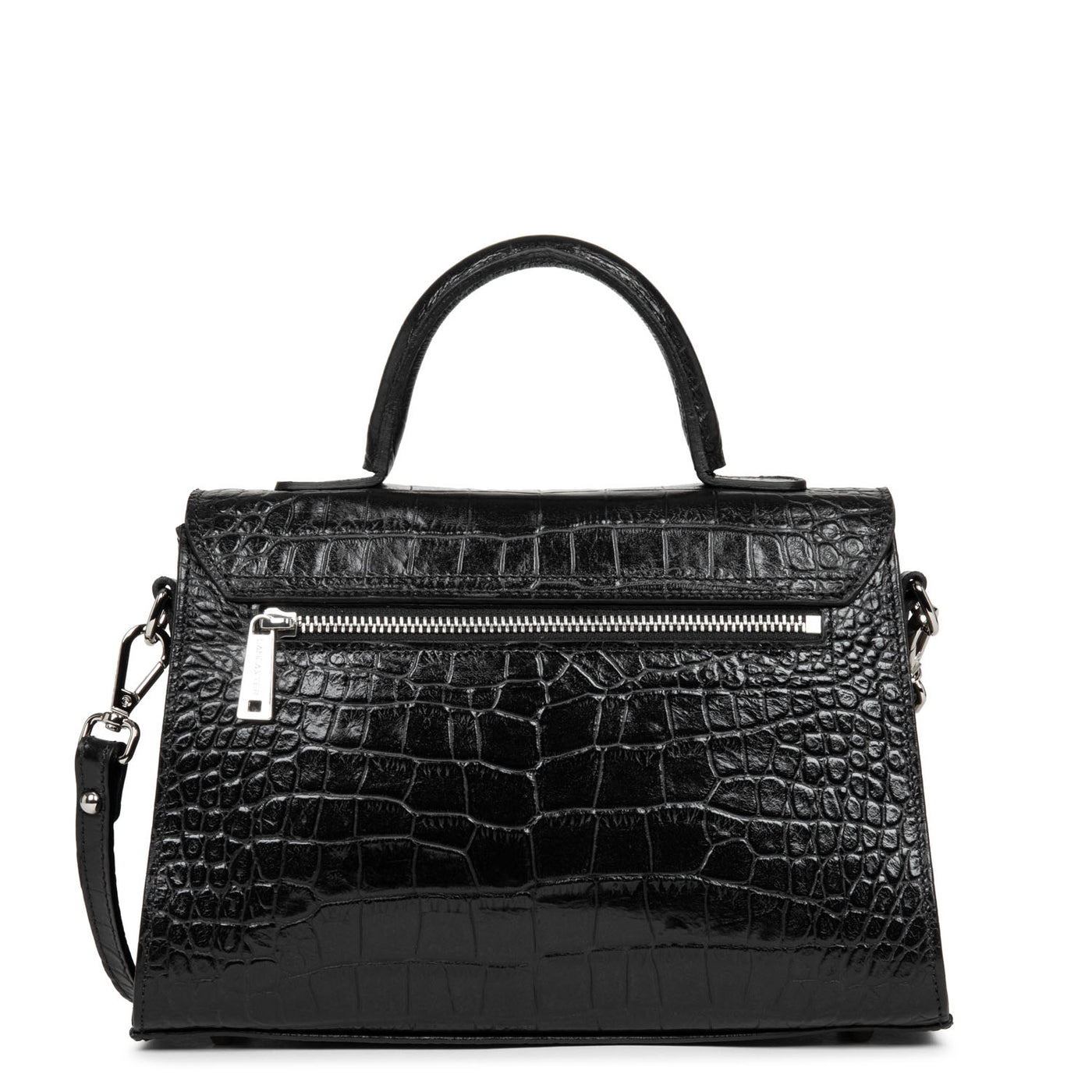 sac à main - exotic lézard & croco fr #couleur_noir