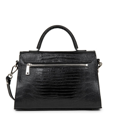 sac à main - exotic lézard & croco fr #couleur_noir-lzard