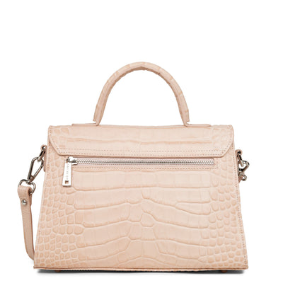 sac à main - exotic lézard & croco fr #couleur_poudre