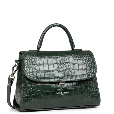 sac à main - exotic lézard & croco fr #couleur_vert-fort