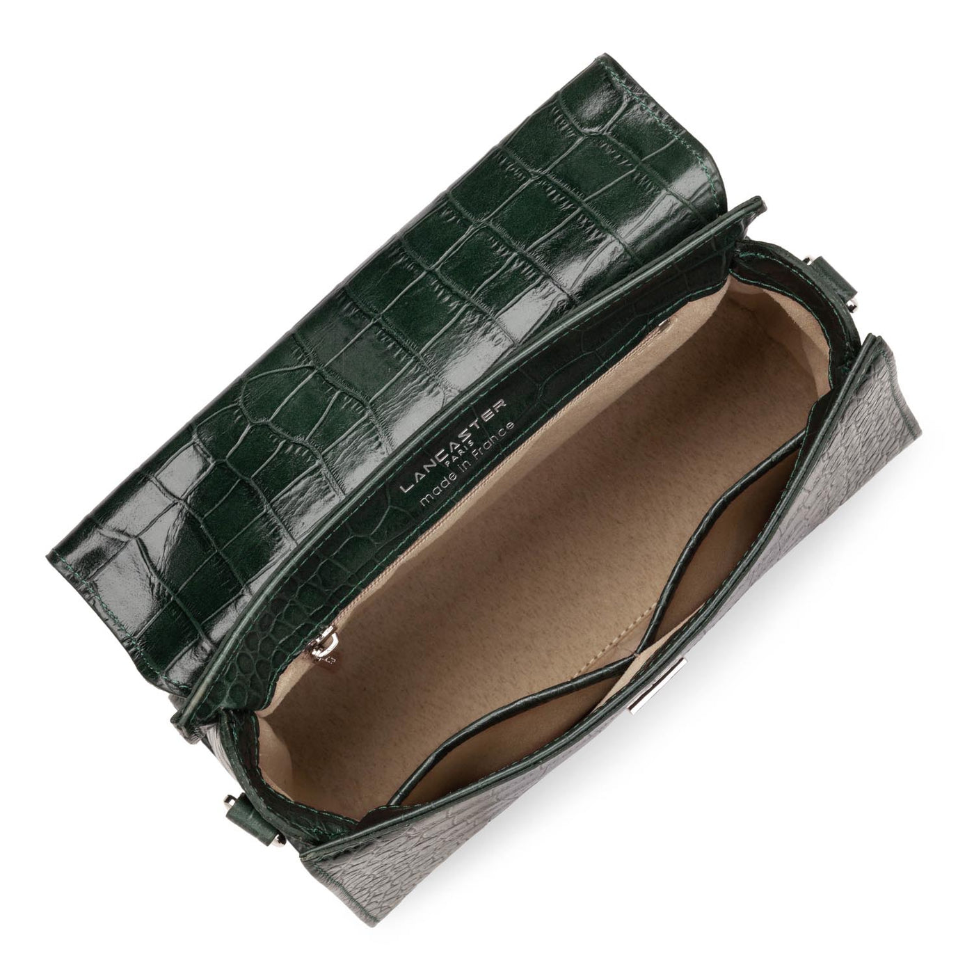 sac à main - exotic lézard & croco fr #couleur_vert-fort