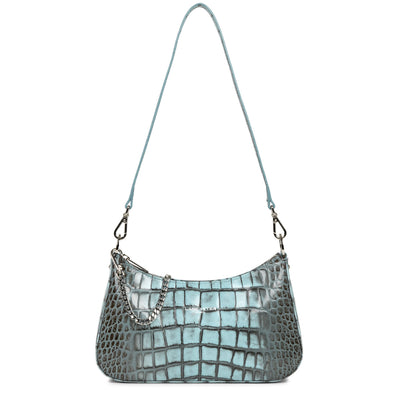 sac trotteur - croco hors série #couleur_ciel-cendre