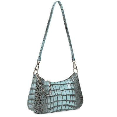 sac trotteur - croco hors série #couleur_ciel-cendre