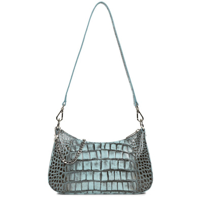 sac trotteur - croco hors série #couleur_ciel-cendre