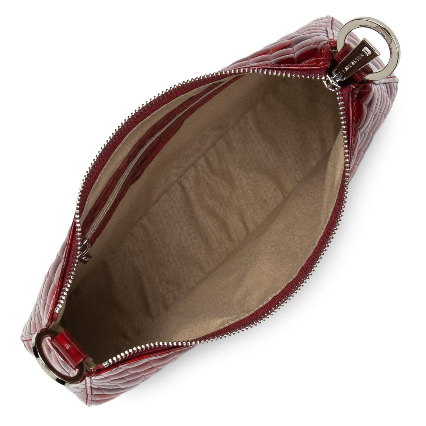 sac trotteur - croco hors série #couleur_rubis-vernis