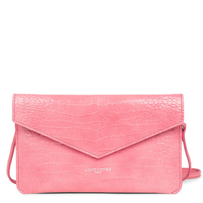 pochette - exotic lézard & croco fr #couleur_rose