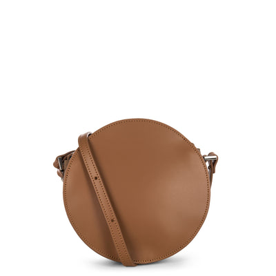 sac rond - smooth lune #couleur_camel