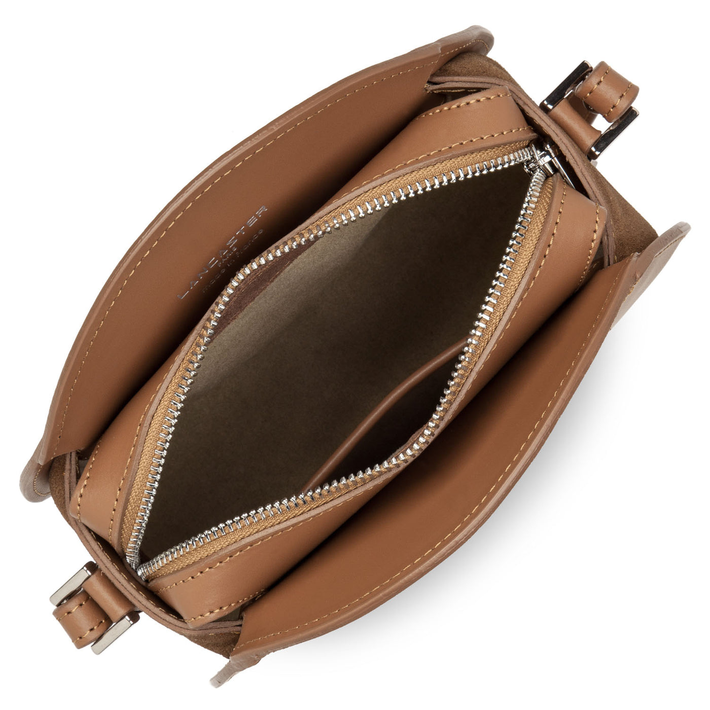 sac rond - smooth lune #couleur_camel