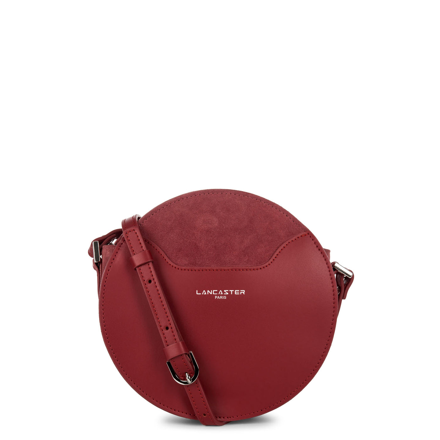sac rond - smooth lune #couleur_cerise