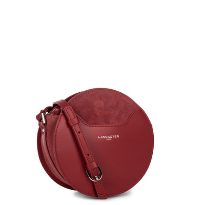 sac rond - smooth lune #couleur_cerise