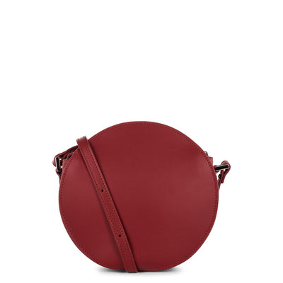 sac rond - smooth lune #couleur_cerise