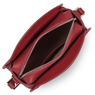 sac rond - smooth lune #couleur_cerise