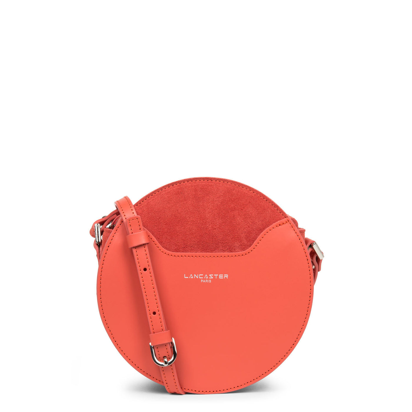 sac rond - smooth lune #couleur_corail