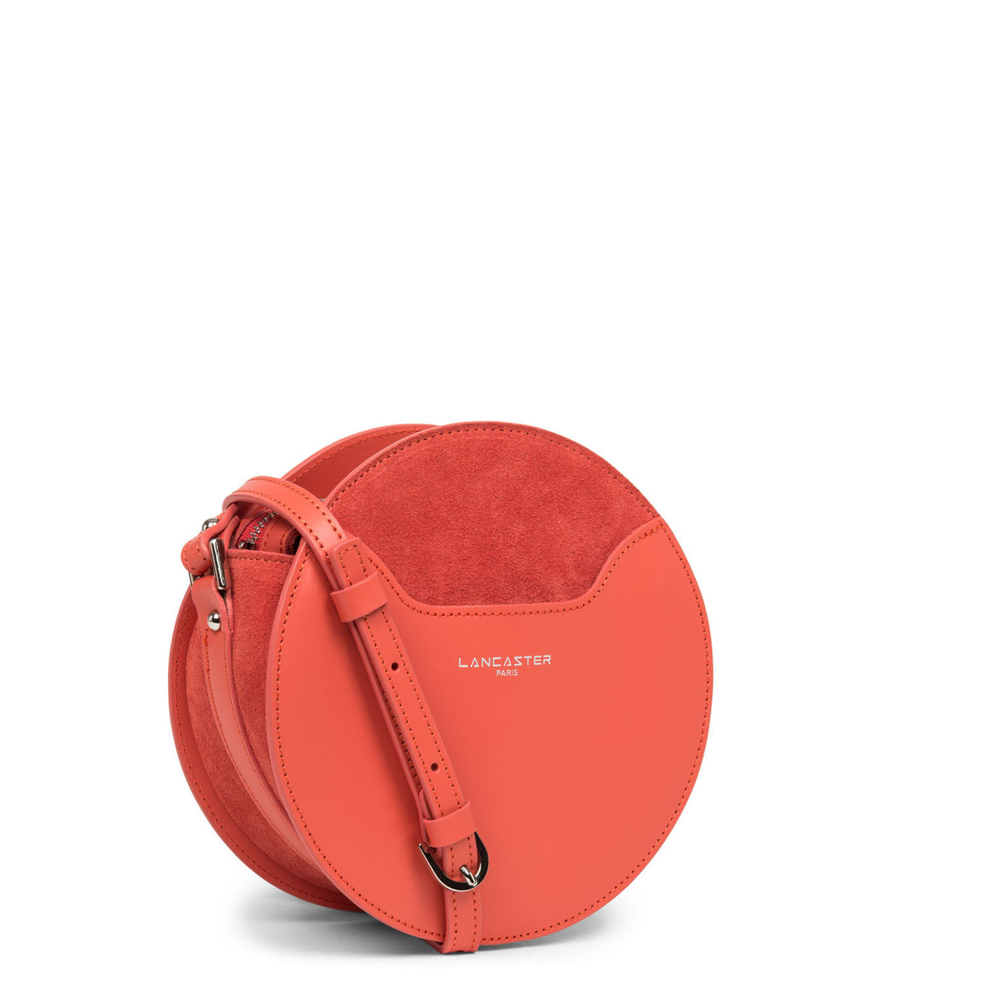 sac rond - smooth lune #couleur_corail