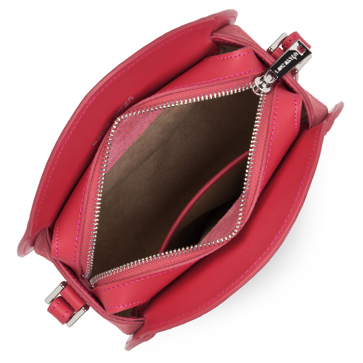 sac rond - smooth lune #couleur_framboise
