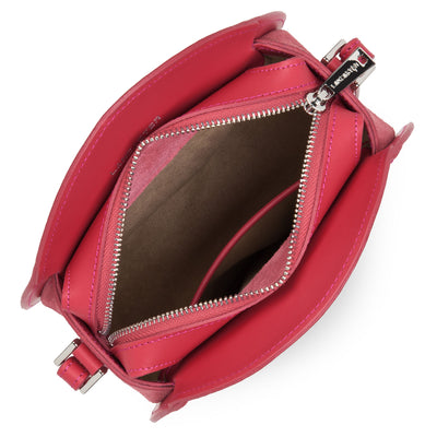 sac rond - smooth lune #couleur_framboise