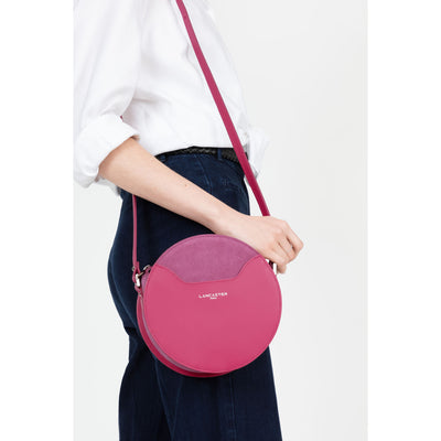 sac rond - smooth lune #couleur_fuxia
