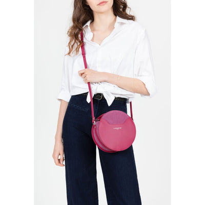 sac rond - smooth lune #couleur_fuxia