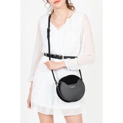 sac rond - smooth lune #couleur_noir