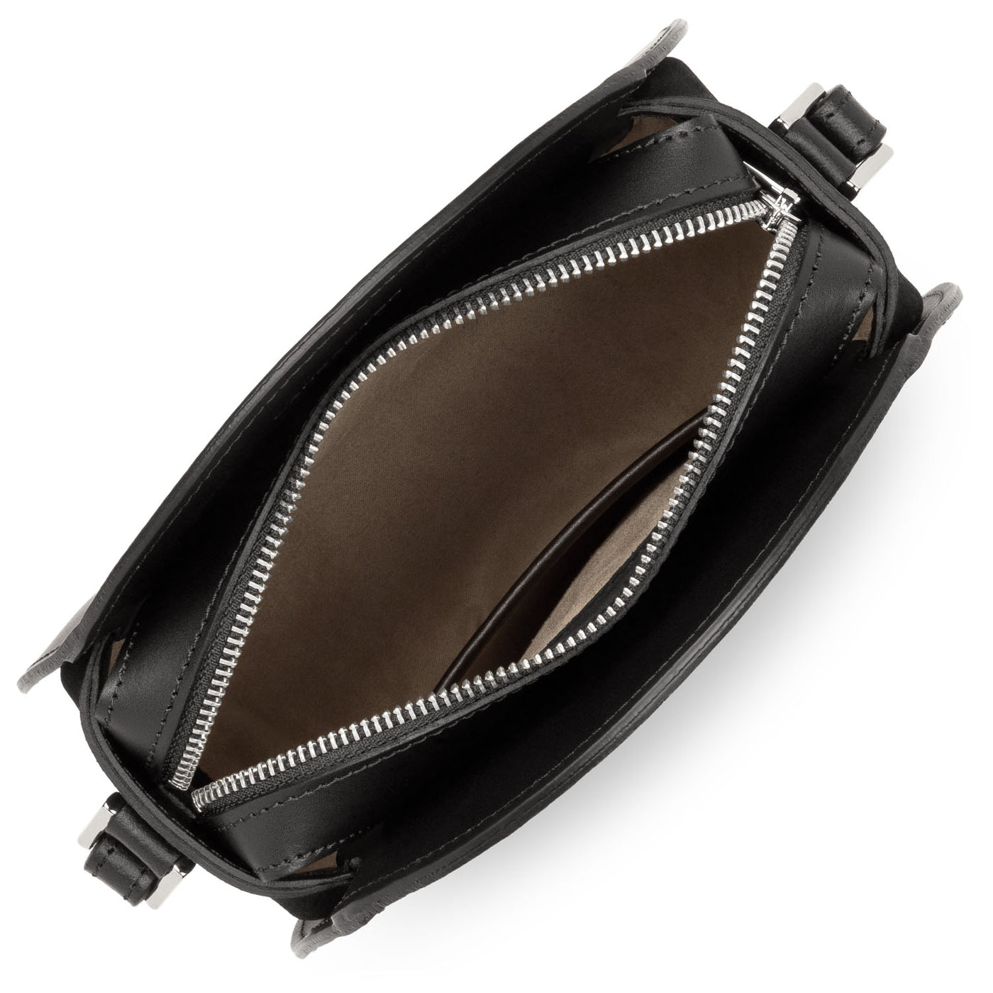 sac rond - smooth lune #couleur_noir