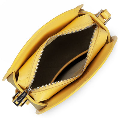 sac rond - smooth lune #couleur_poussin