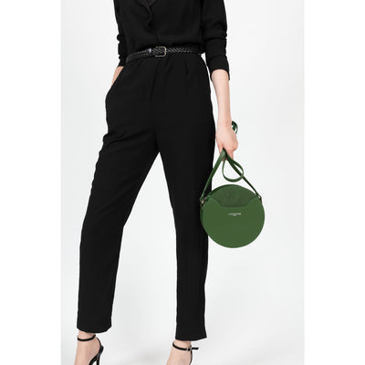 sac rond - smooth lune #couleur_vert-pin