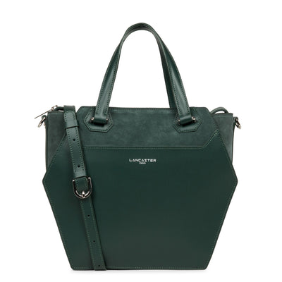 grand sac cabas main - smooth ruche #couleur_vert-alpine