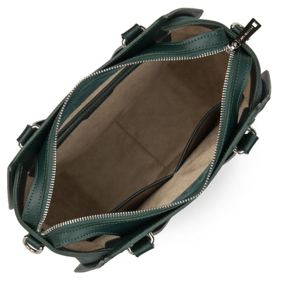 grand sac cabas main - smooth ruche #couleur_vert-alpine