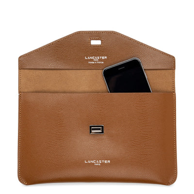 pochette - lucertola #couleur_camel