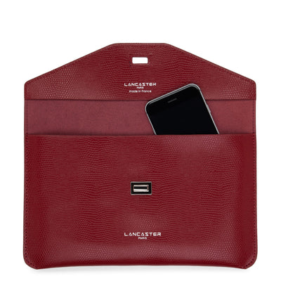 pochette - lucertola #couleur_carmin