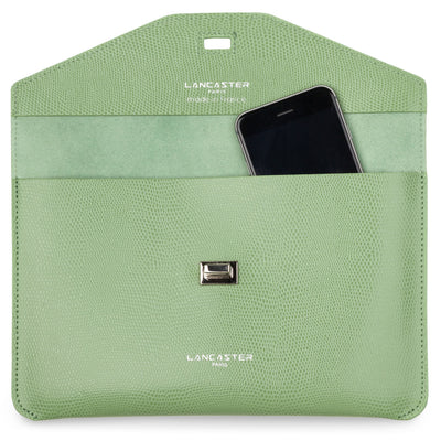 pochette - lucertola #couleur_jade