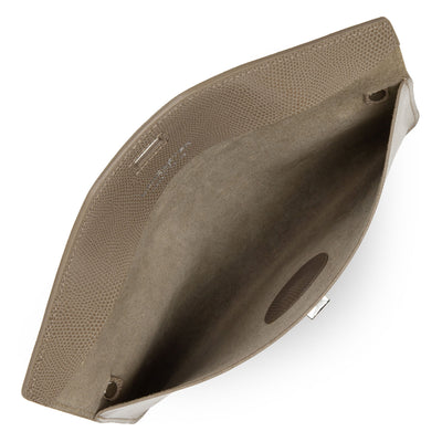 pochette - lucertola #couleur_taupe