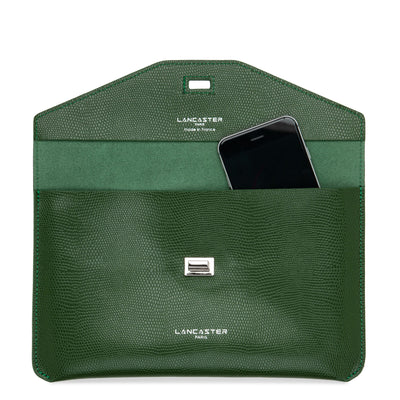 pochette - lucertola #couleur_vert-pin