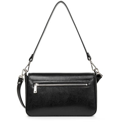 sac baguette - lucertola #couleur_noir