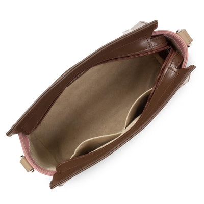 sac trotteur - smooth #couleur_marron-rose-antic-nude