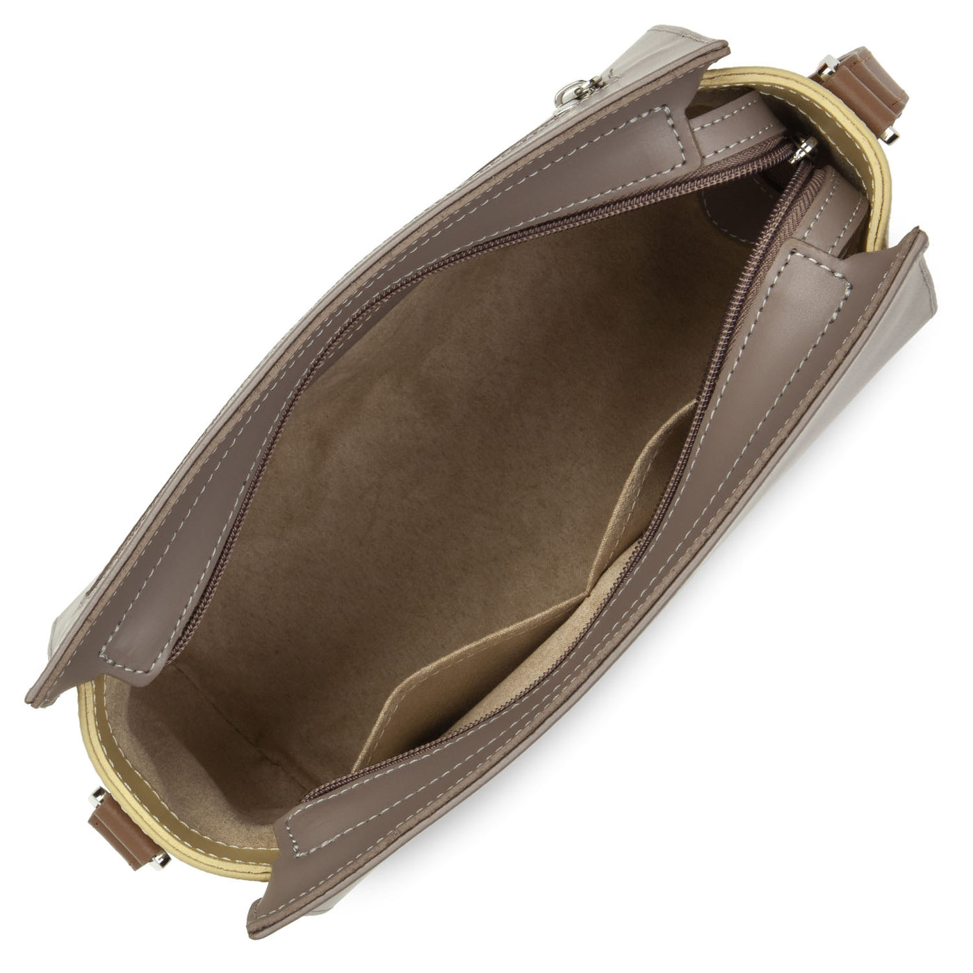 sac trotteur - smooth #couleur_taupe-gingembre-vison